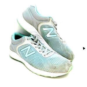 New Balance Fresh Foam Gray/Teal Sneakers - Women's Size 5